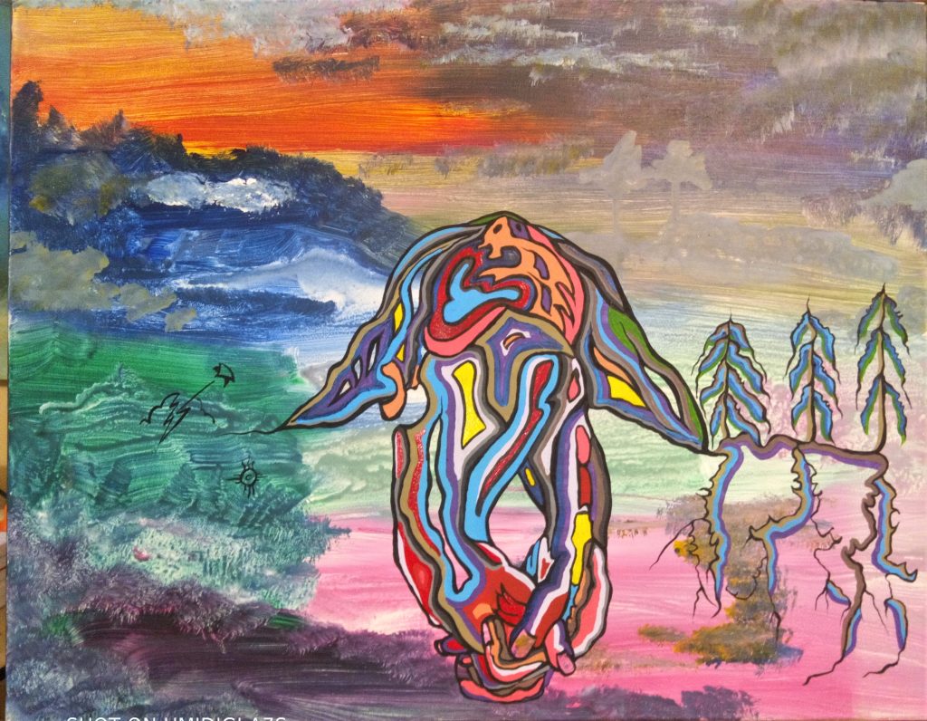 Painting by Michael Cy Cywink